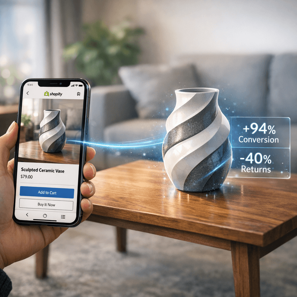 How to Reduce Return Rates with Shopify 3D Models and AR